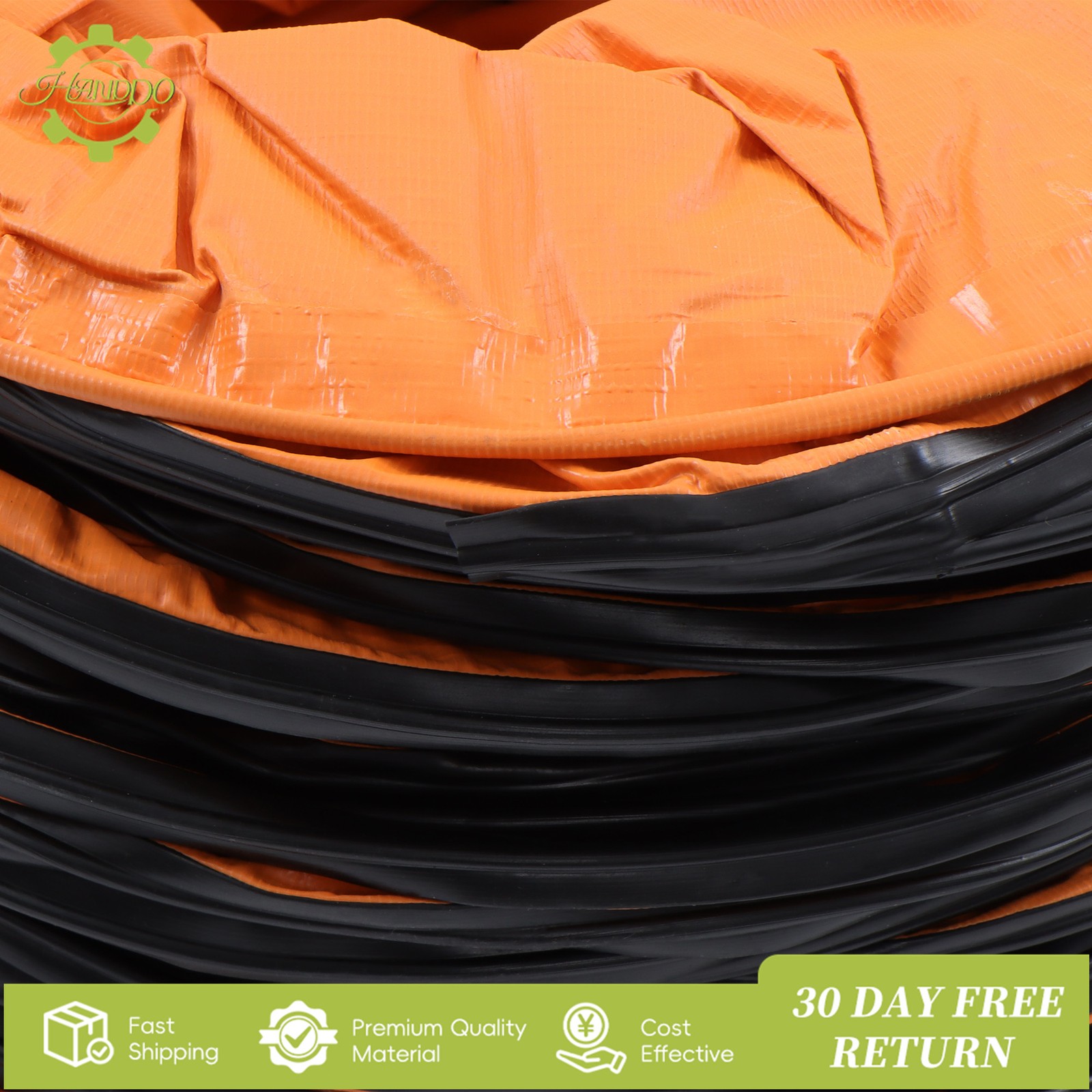 32ft Duct Hosing PVC Flexible Ducting Hose for 12inch Utility Blower Exhaust Fan