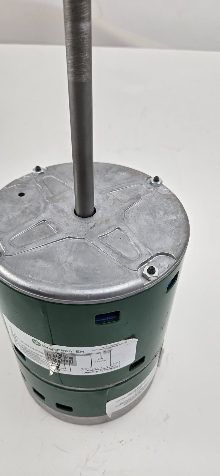 Evergreen EM 1HP Blower Motor 5SEA39MLP8021 208-230V 1050 RPM CCWLE
