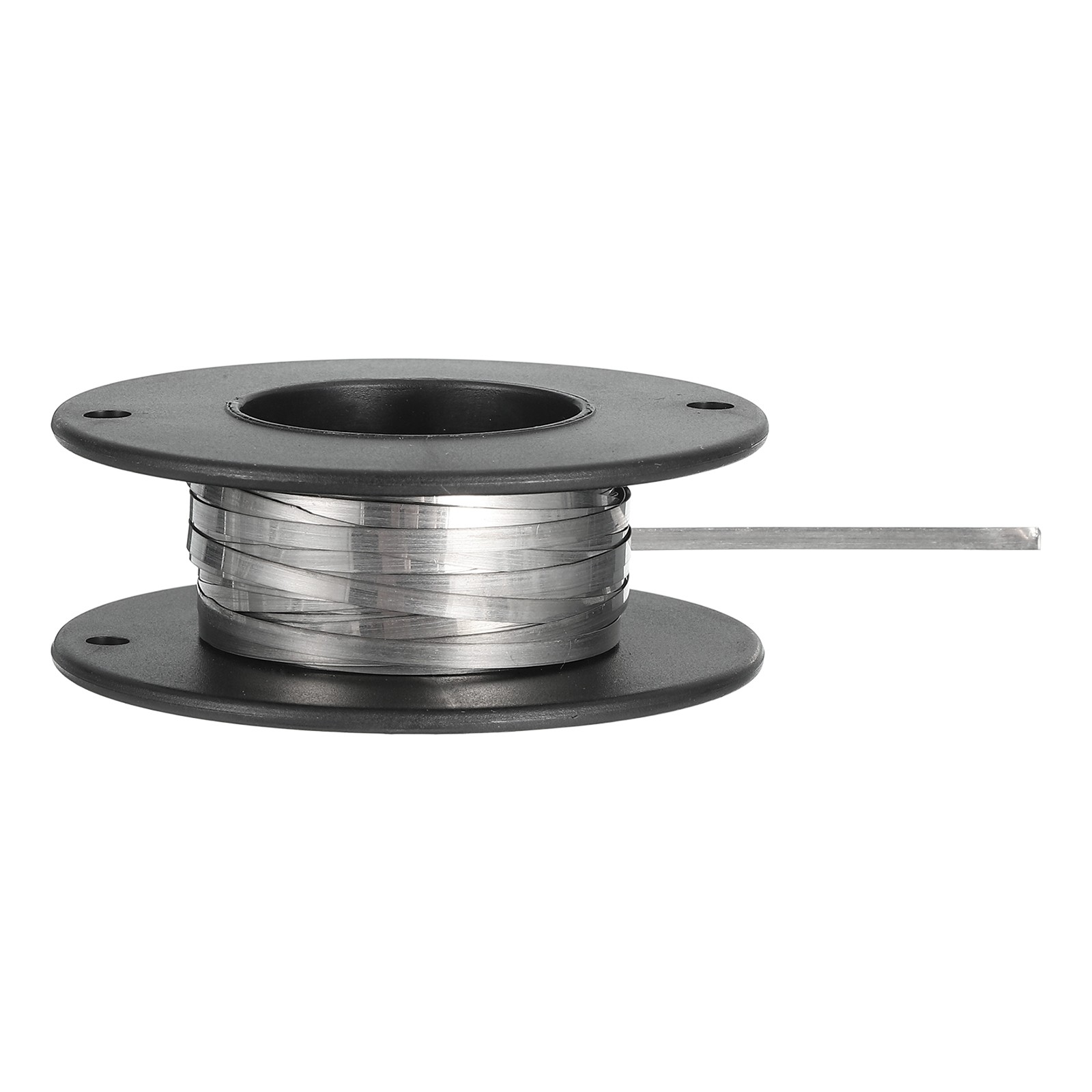 Nichrome Flat Heater Wire 16ft(5m)x0.1mmx2mm High Temp Wire Black,Silver