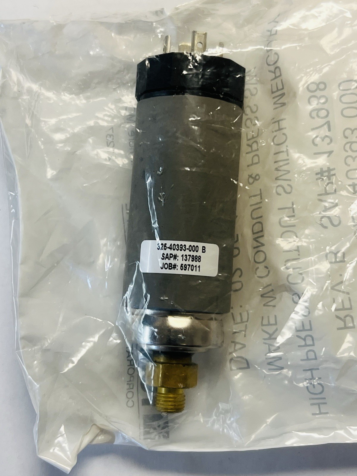 York 325-40393-000 High pressure Cutout Switch / OEM / New