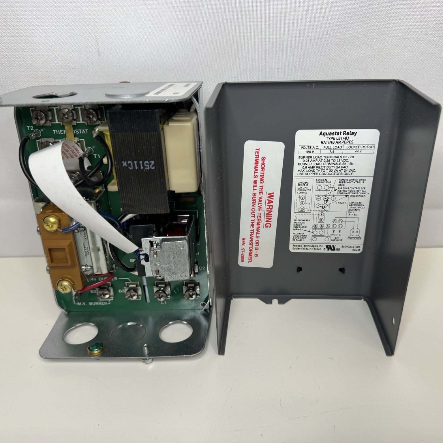 Resideo/Honeywell Aquastat Relay L8148J1009 Heating Control Unit