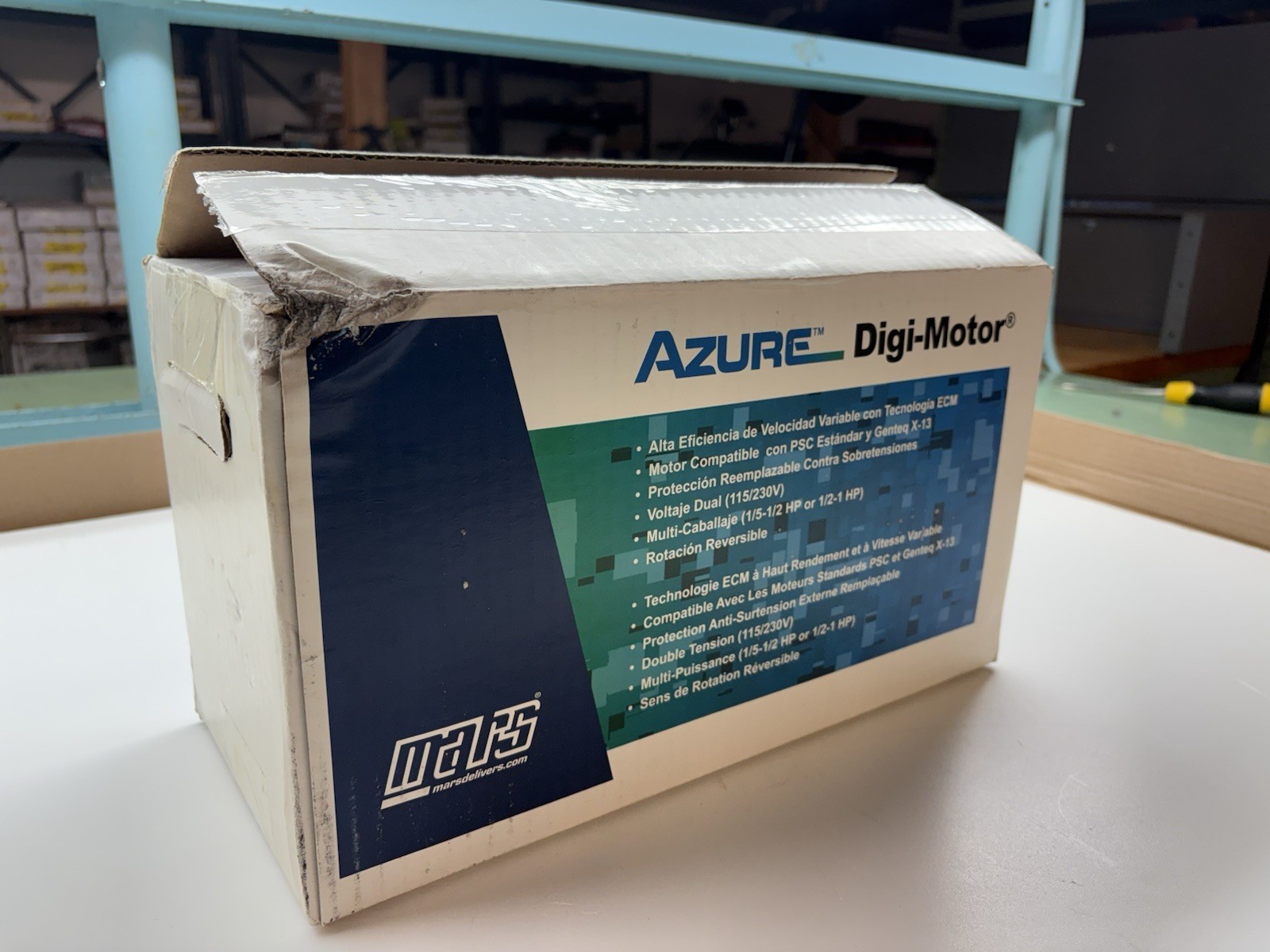 Mars 10860 Azure Digi-Motor Variable Speed Blower Motor 115/230v 1/5-1/2hp