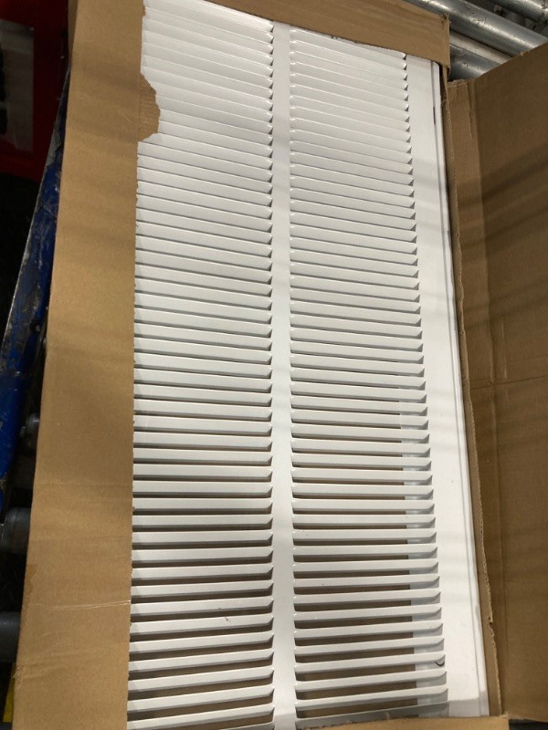 HVAC Premium 12 x 28 Duct Opening Steel Return Air Filter Grille, for 1-inch Fil