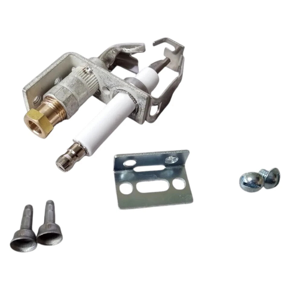 Gas Pilot Burner Ignitor for Honeywell Q345A1313 Natural and LP Orifice Included