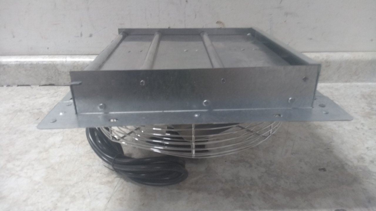 Airmaster Fan 23015 1/30 HP 115VAC 12 In Blade Dia Shutter Mount Exhaust Fan