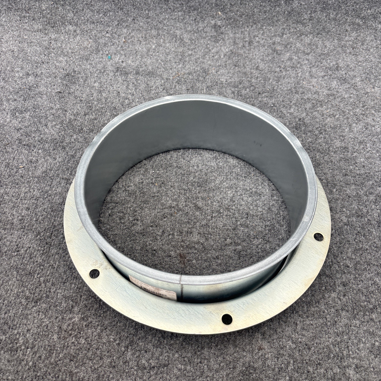 Nordfab 8040401826 Round Angle Flange Adapter 10″ Duct Dia, Galvanized New Other