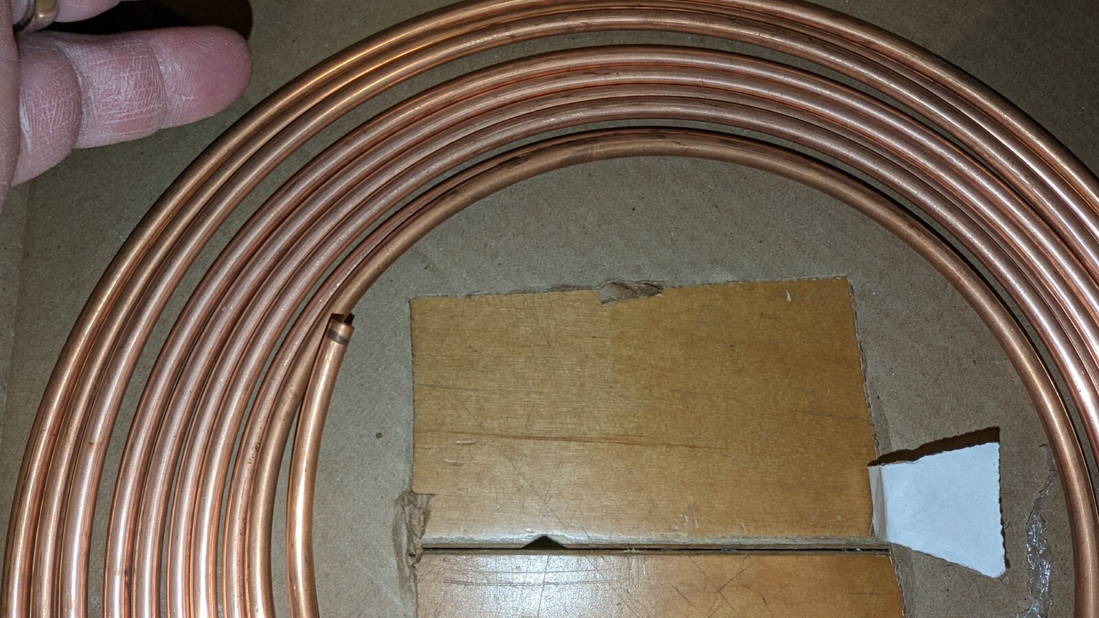 Wieland Copper Products @45′ of 1/4″ Copper Refrigeration Tubing