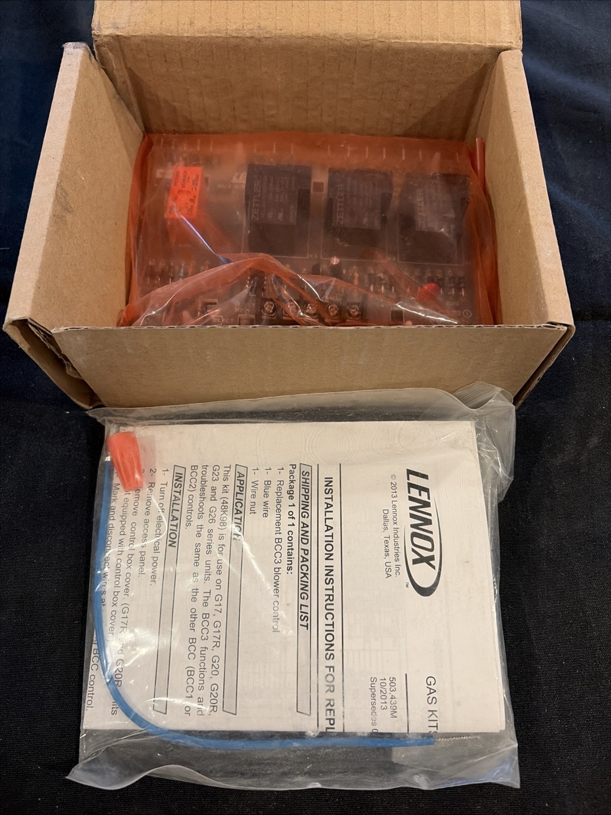 Lennox 48K98 Upgrade Furnace Control Circuit Board for Lennox OEM BCC3, 65K29/LB