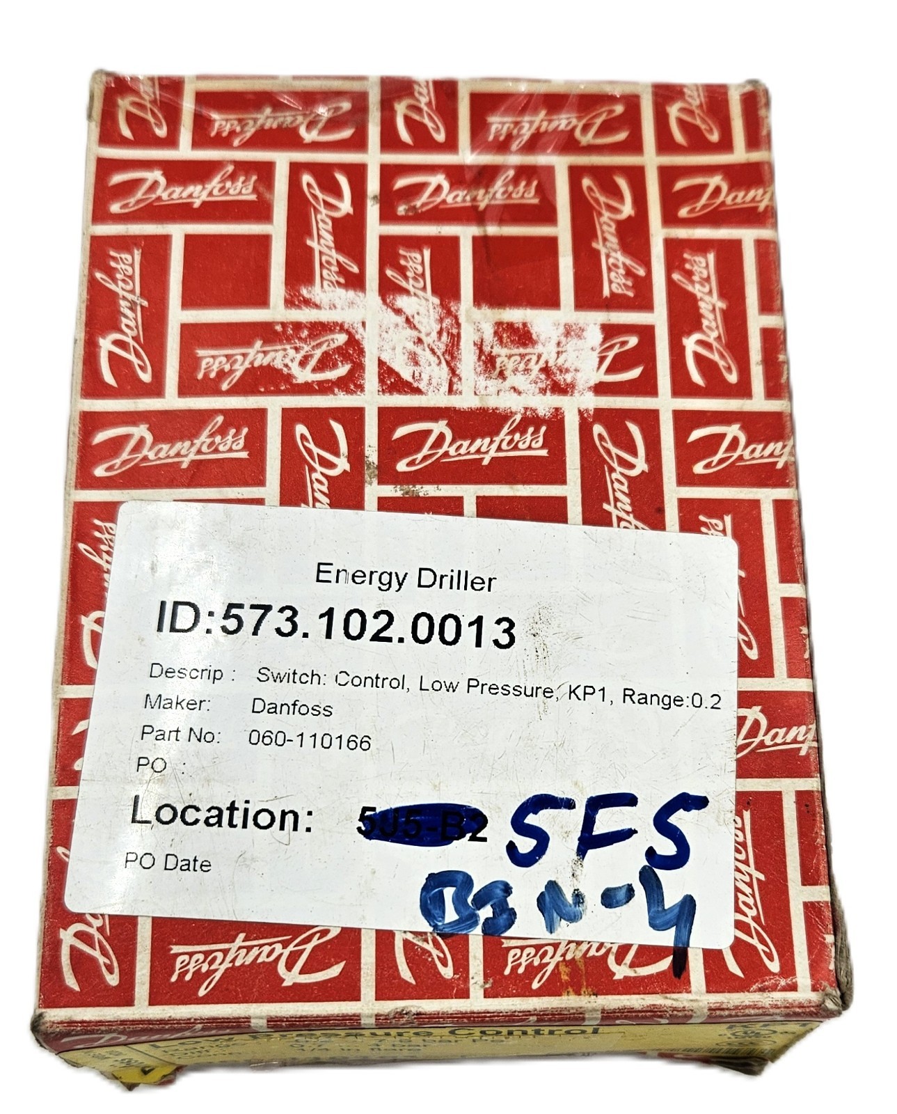 DANFOSS KP 1 060-1101 LOW PRESSURE CONTROL SWITCH FAST SHIPPING