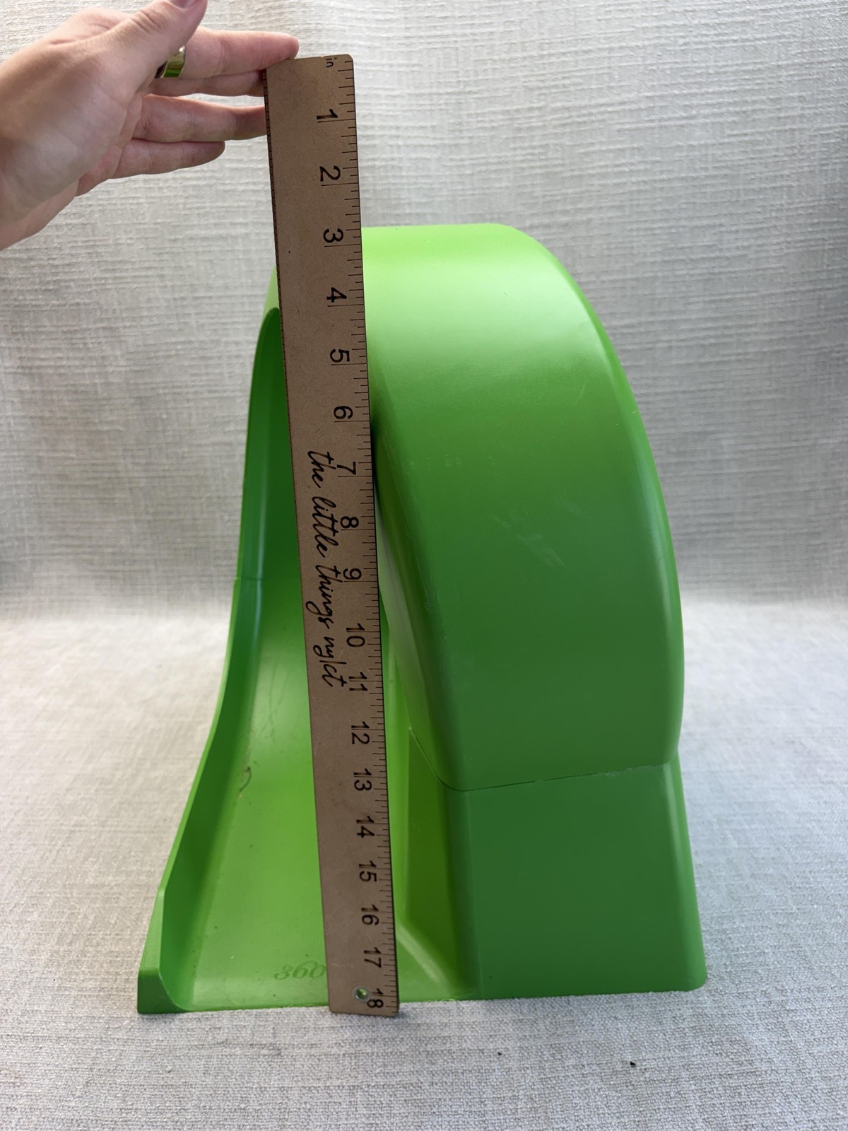 My Mini Golf 360 Green Plastic Mini Golf Loop Ramp Obstacle Piece 18 In Course