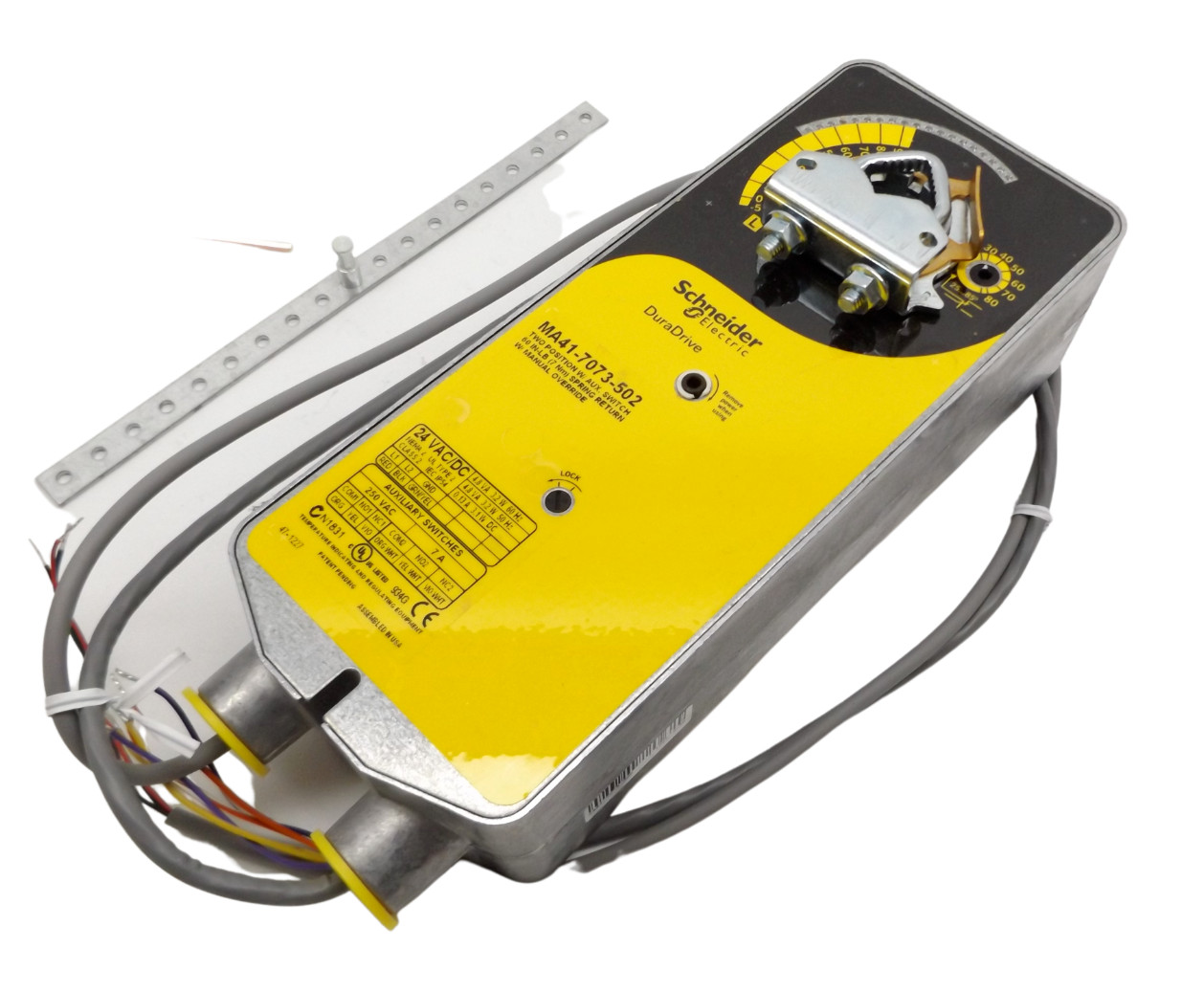 Schneider MA41-7073-502 2-Position Actuator With Switch 60 In-Lb Spring Return