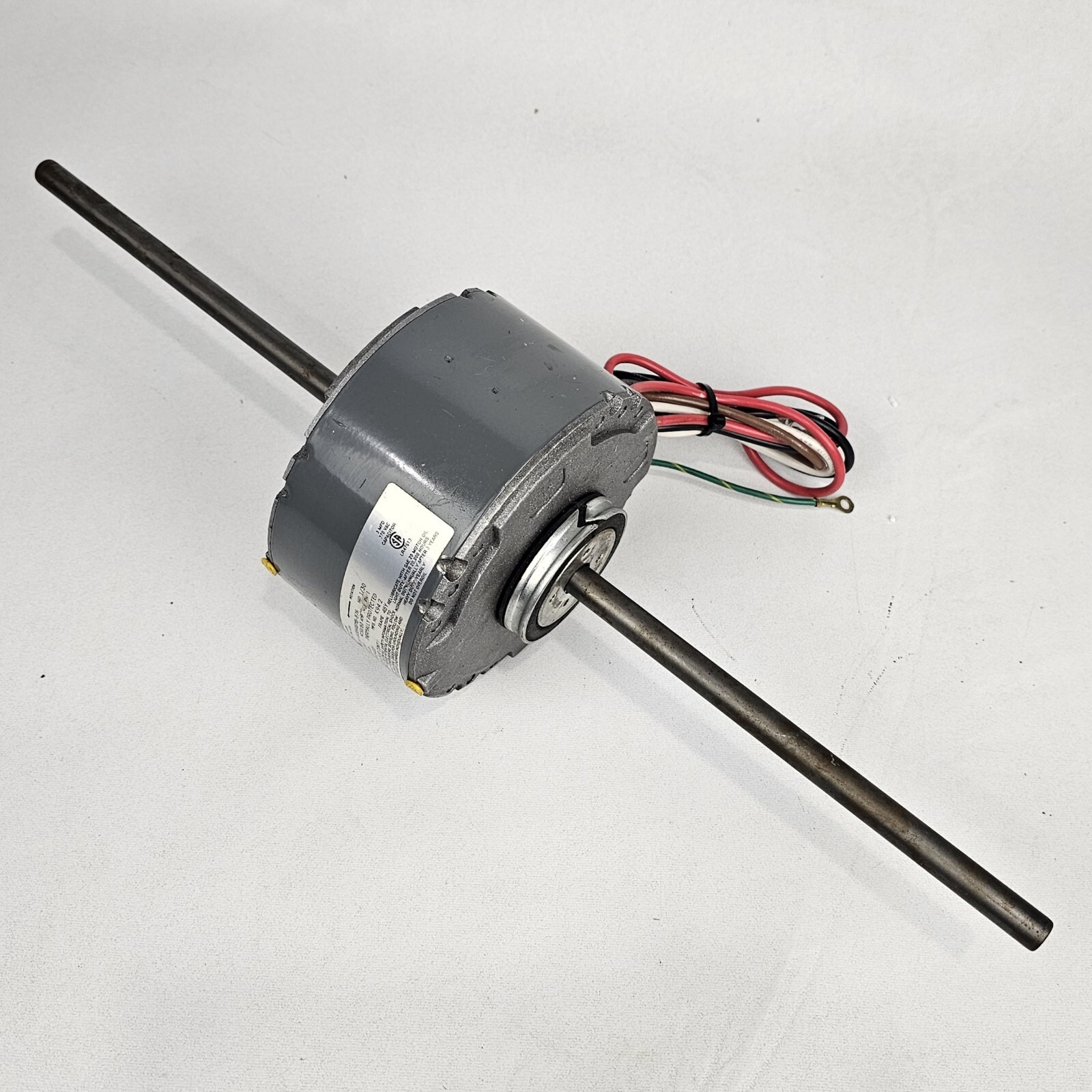 Emerson Blower Motor KA55HXEMB-876, 1/30hp, 230/265v, Double Shaft, 830rpm, 1-ph