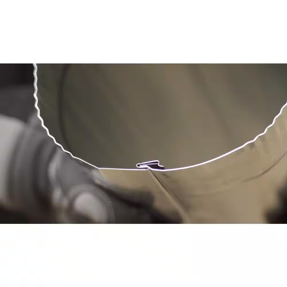 6 In. X 5 Ft. round Metal Duct Pipe