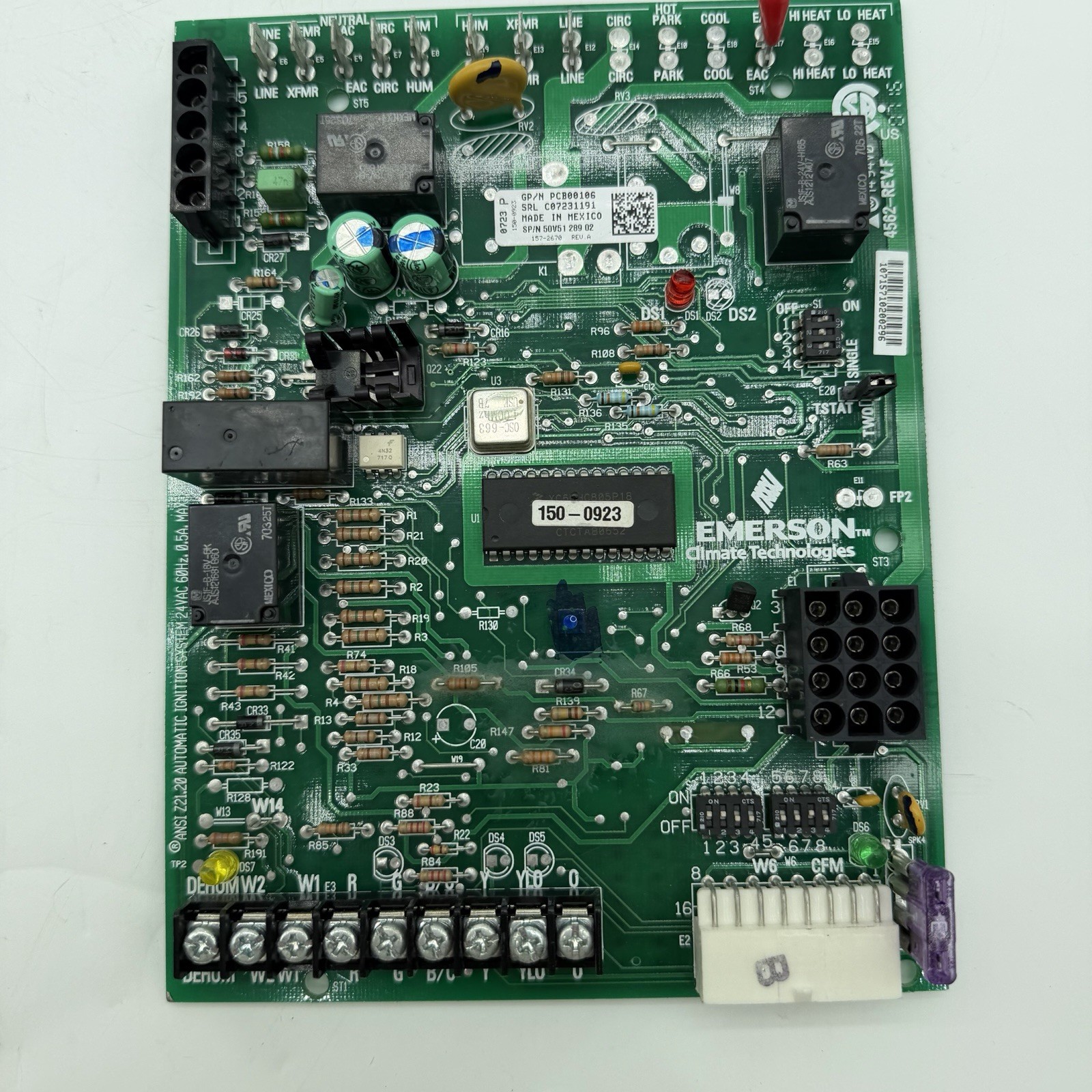 50V51-289-02 GENUINE OEM PART (not generic) furnace control board PCBBF106