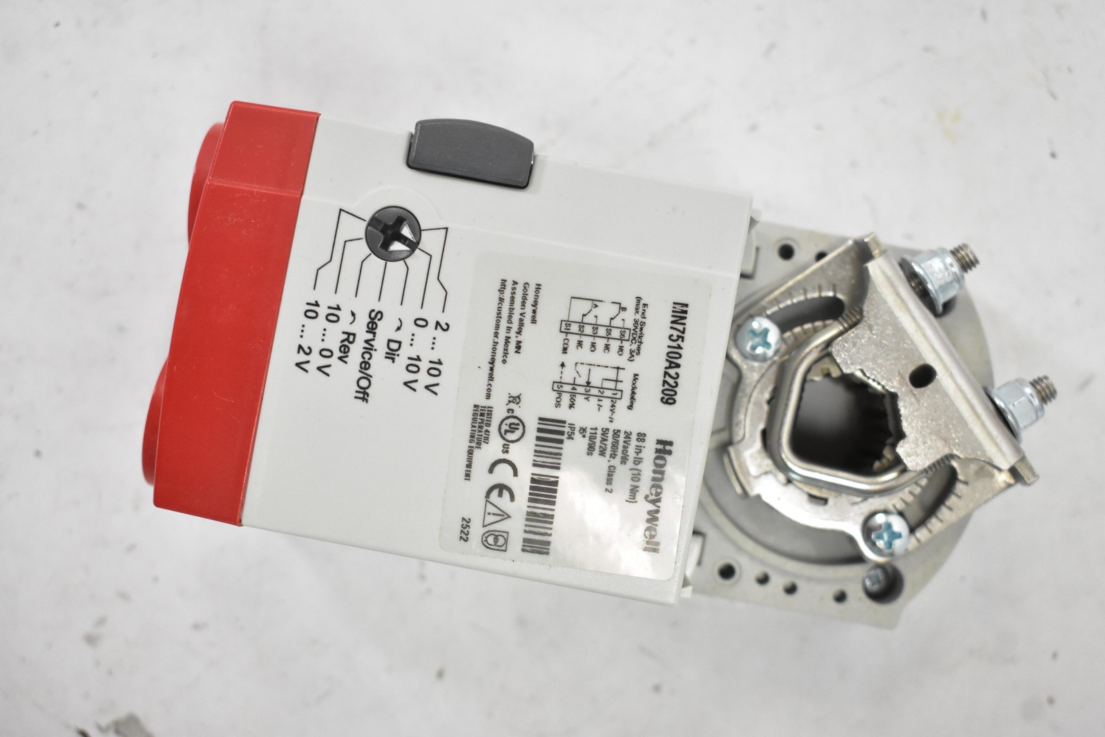 Honeywell MN7510A2209 VAV Damper Actuator 24V Metal Mexico Modulating 2-Pos