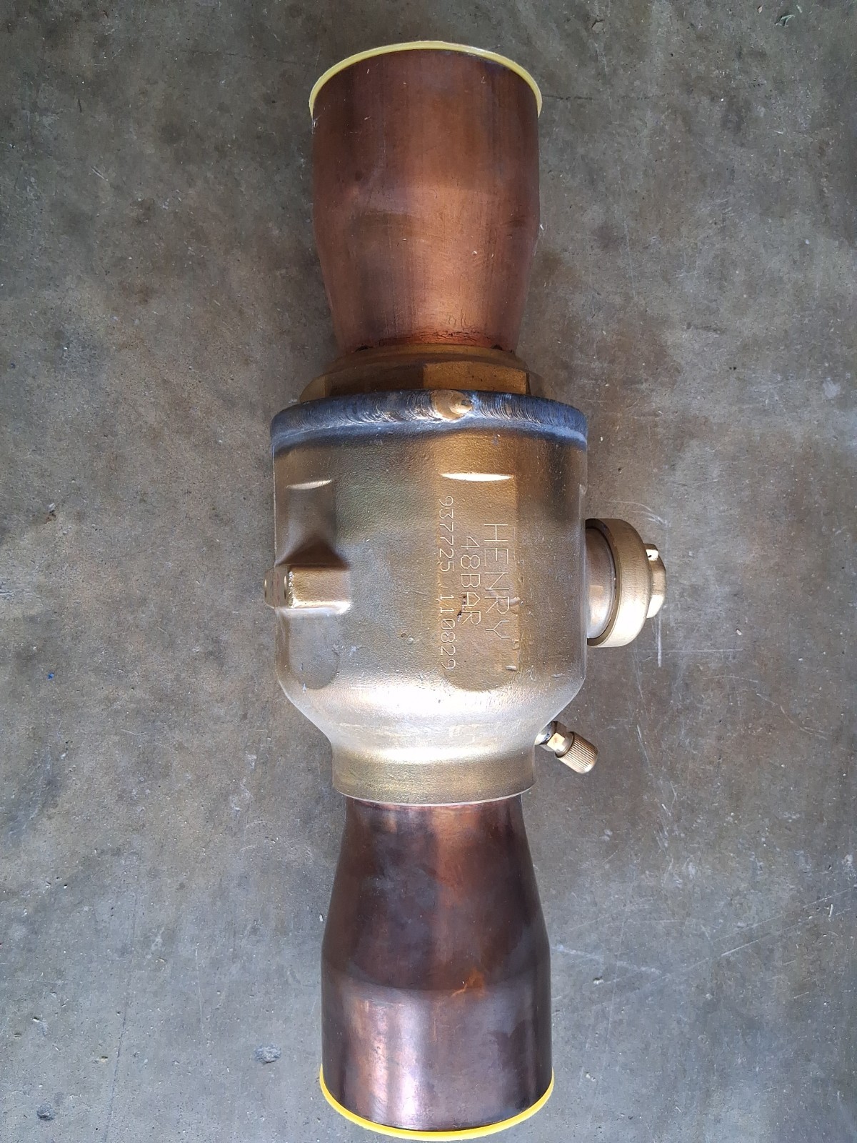 Henry Technologies 3-1/8″ Refrigerant Ball Valve 937725 Sweat Joint