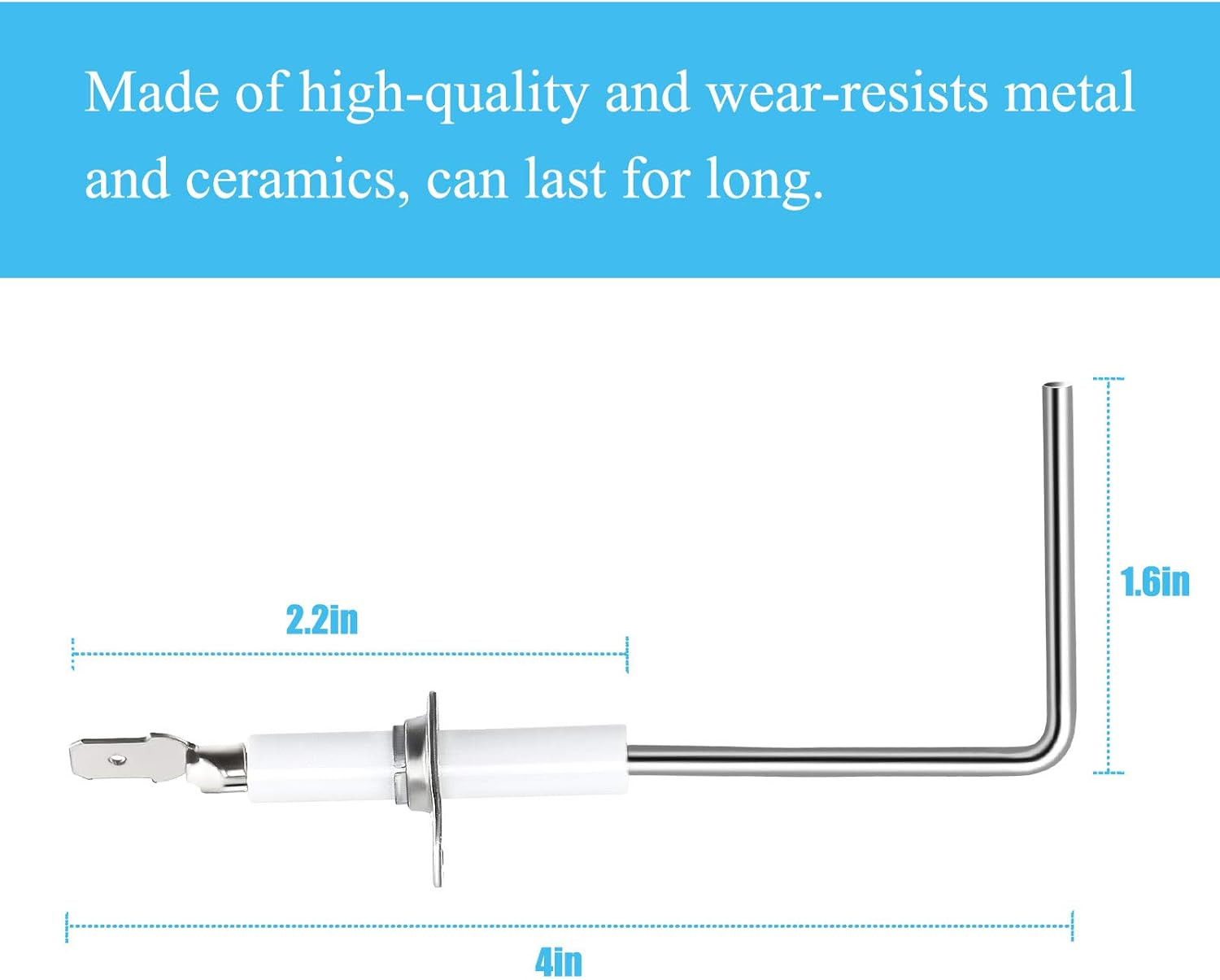 62-23543-01 Flame Sensor for Rheem & Ruud Furnace (2 PACK)