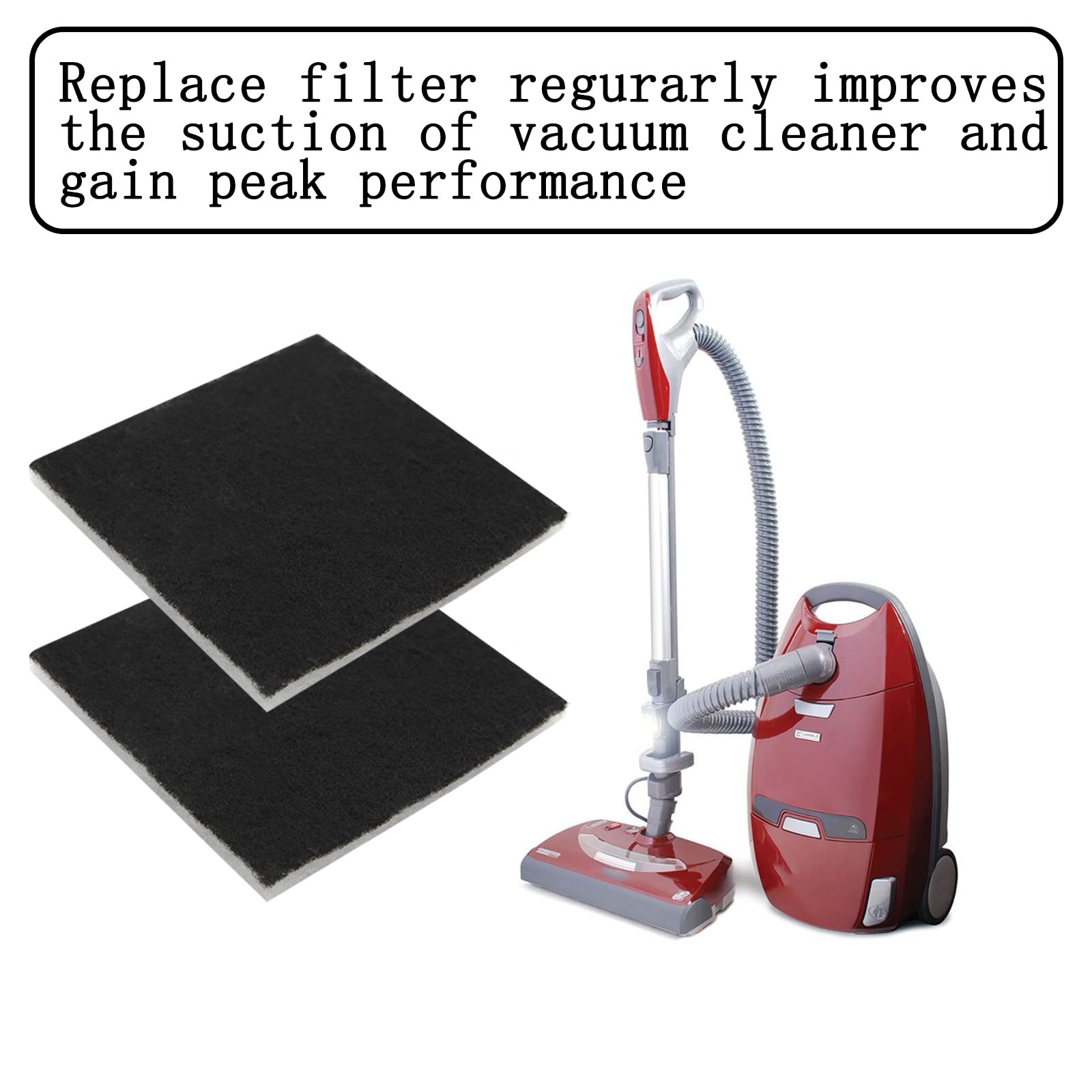 8-Pack CF-1 Foam Filters Compatible with Kenmore Sears Black & White