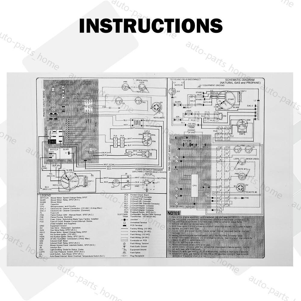 Brand New Carrier ICM ICM282A Furnace Control Circuit Board
