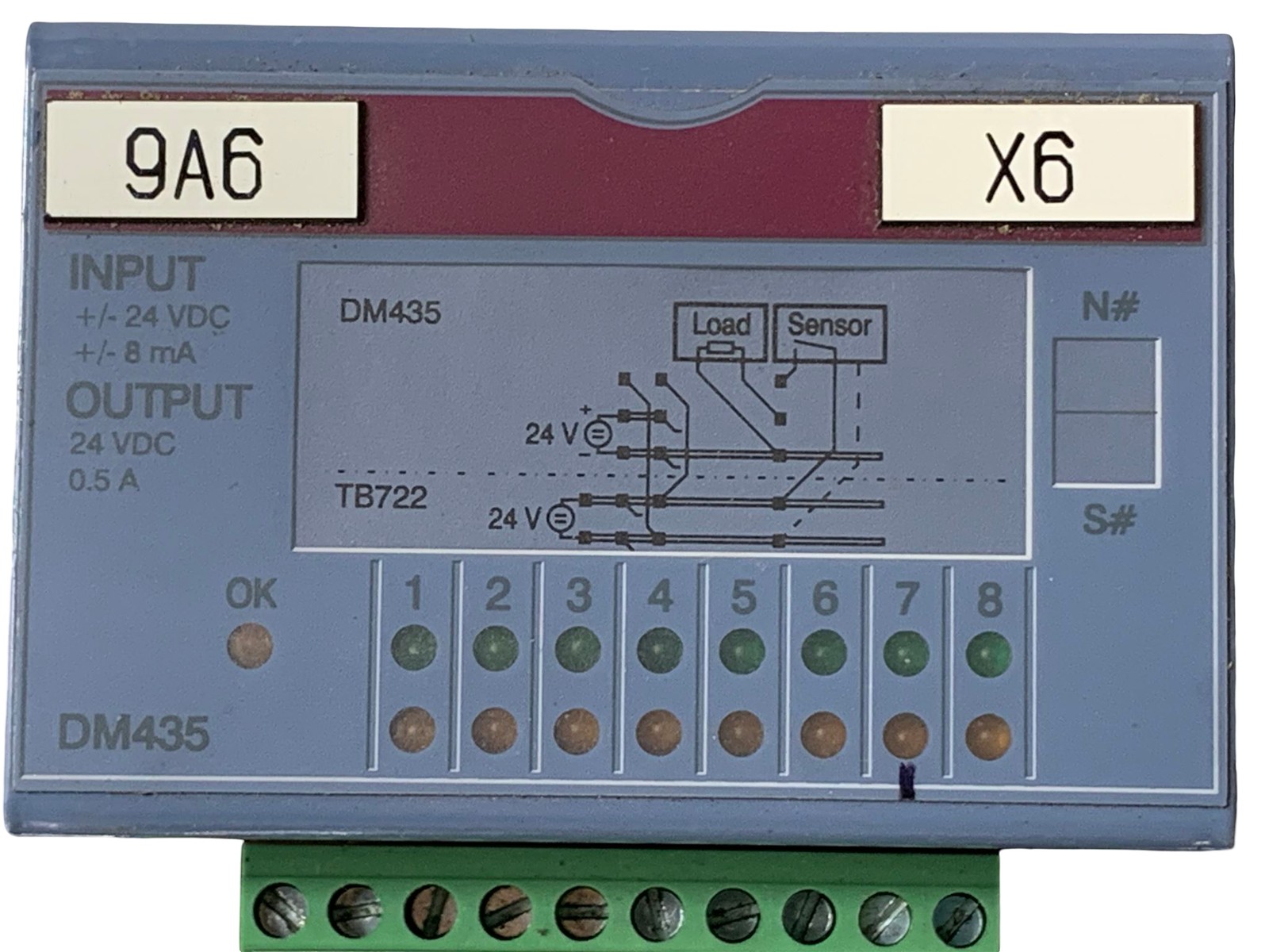 B&R 7DM435.7 Rev. D0 Digital Control Mixing Module 26970271194 Control Module