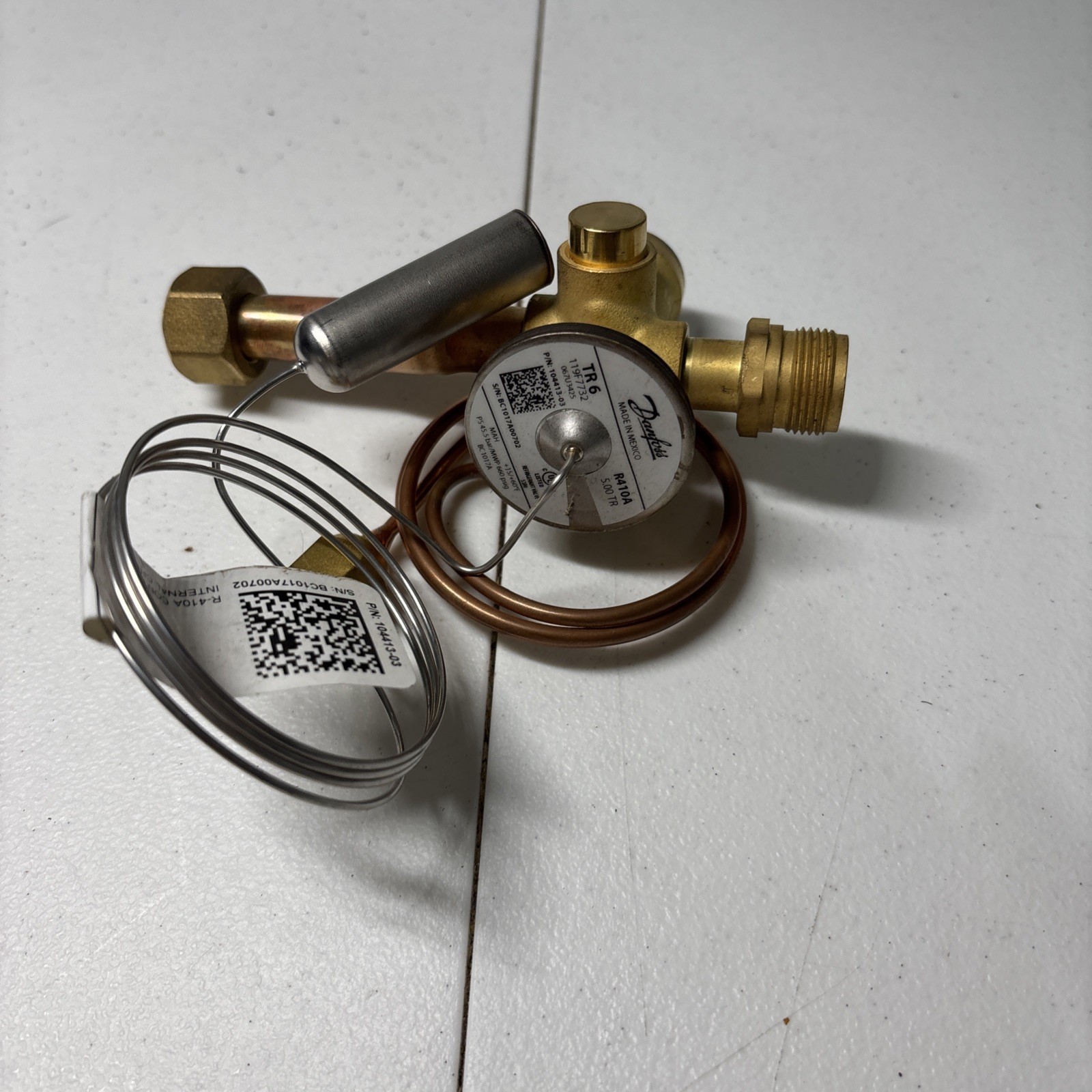 Danfoss TR6 Thermostatic Expansion Valve TXV R-410A 5 Ton 104413-03 Internal