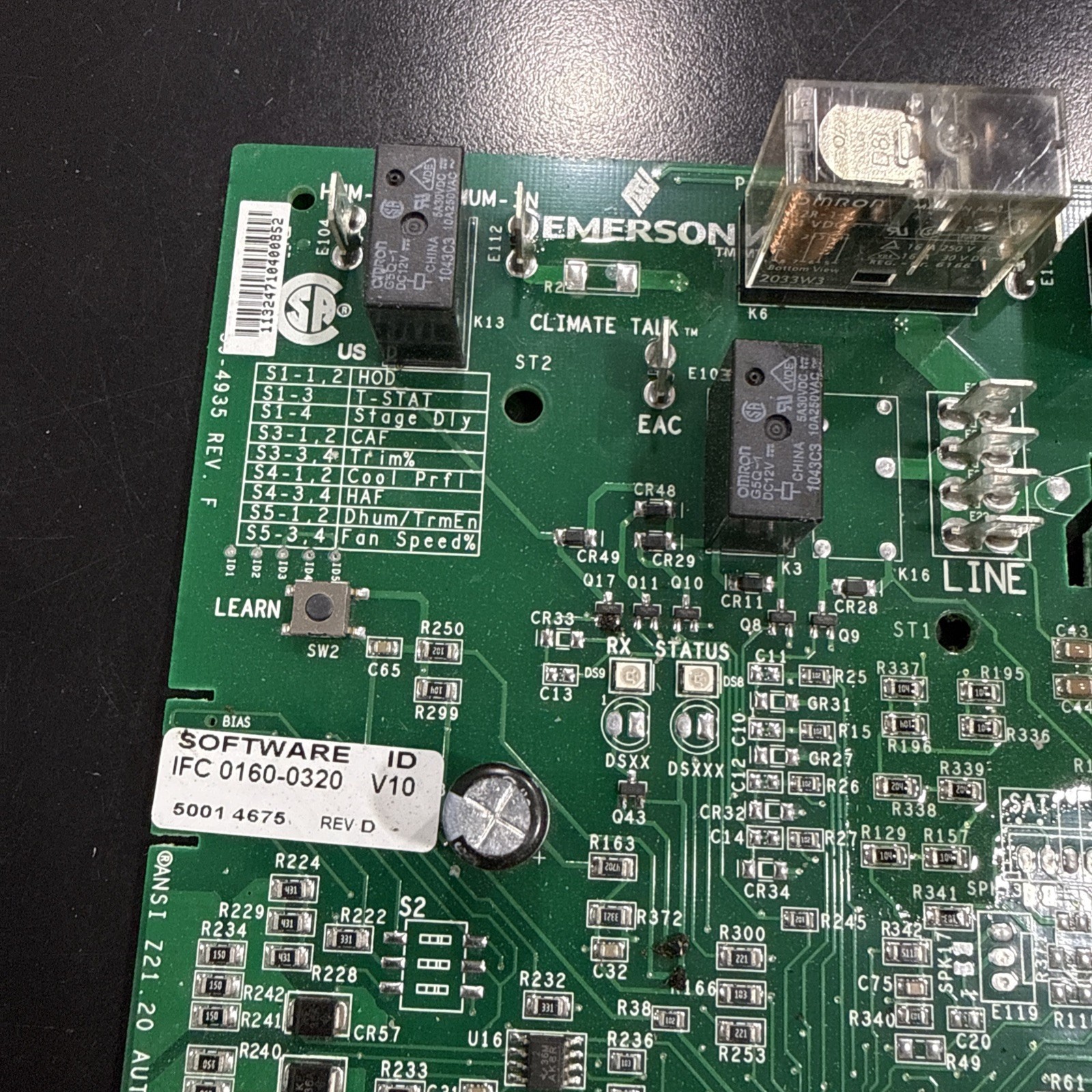 Goodman Emerson PCBKF103 Furnace Control Circuit Board 50C51-290-01