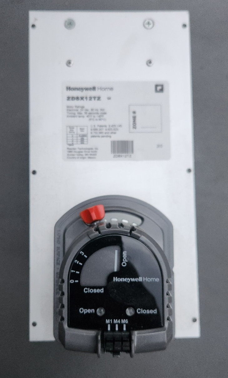 Honeywell – 8 in. x 12 in. Parallel Blade Damper (ZD8X12TZ)