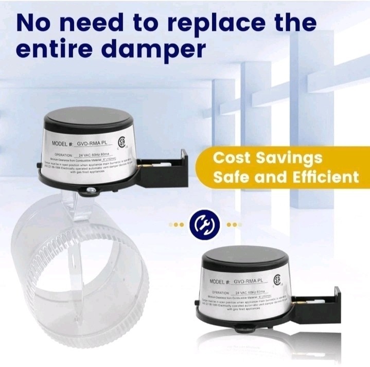 46491600 Boiler Damper Motor 24VAC 60Hz 80mA For GVD RMA PL Vent Damper Motor US