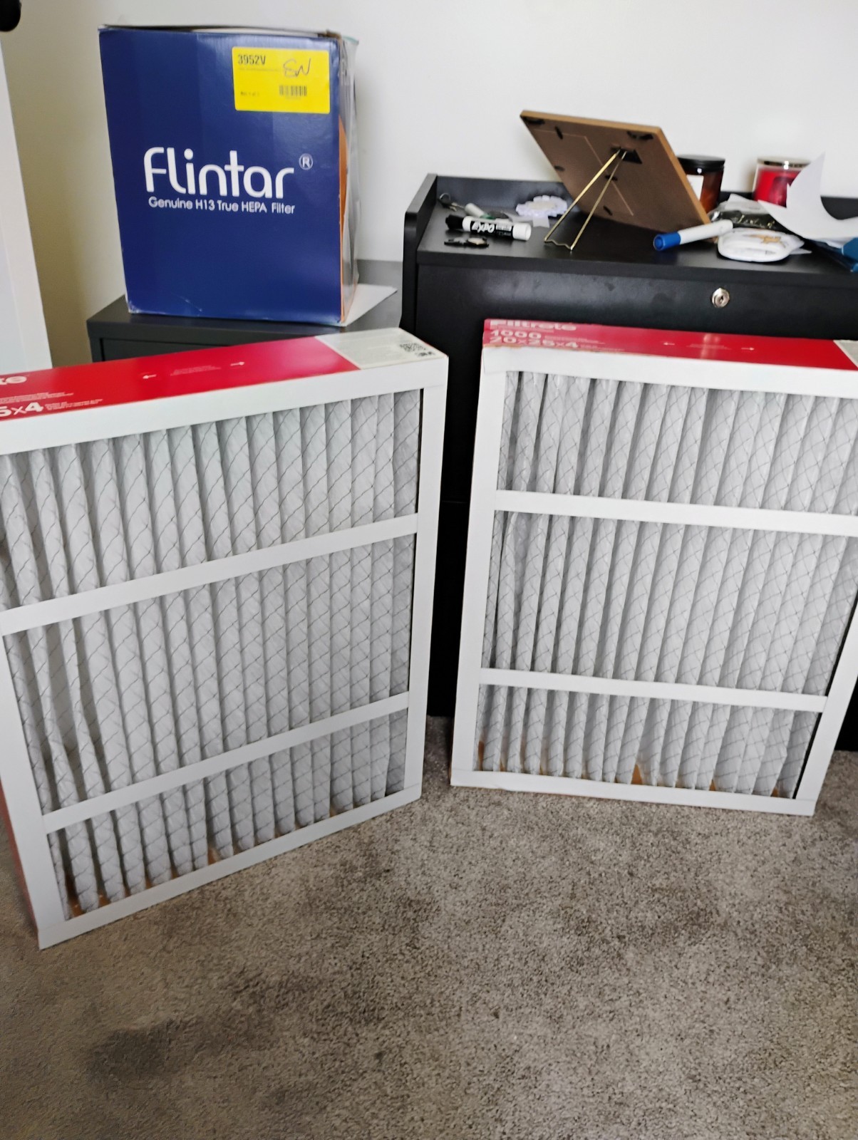 Filtrete 20x25x4 Air Filter MERV 11, MPR 1000 Micro Allergen Defense 2-Pack, …