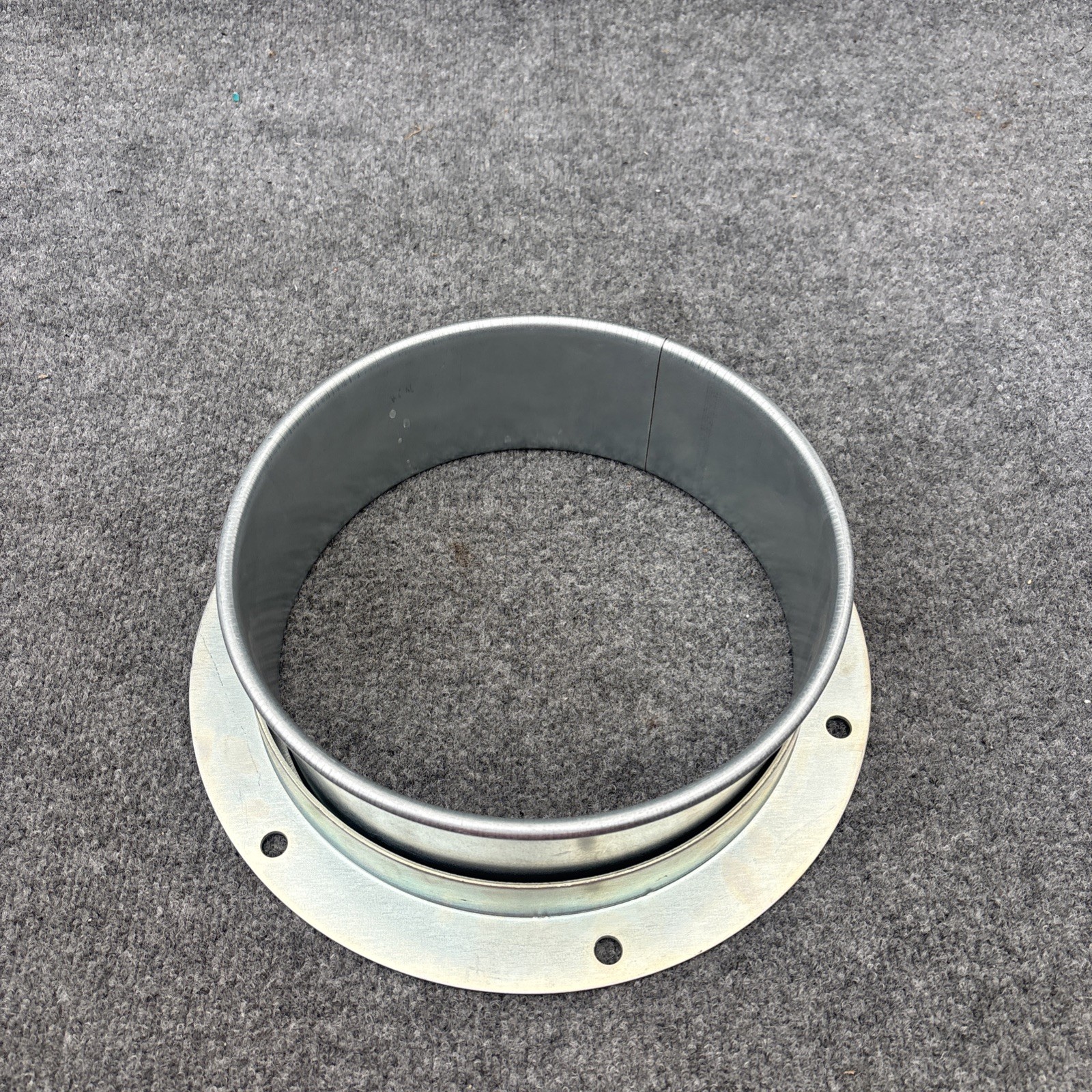 Nordfab 8040401826 Round Angle Flange Adapter 10″ Duct Dia, Galvanized New Other
