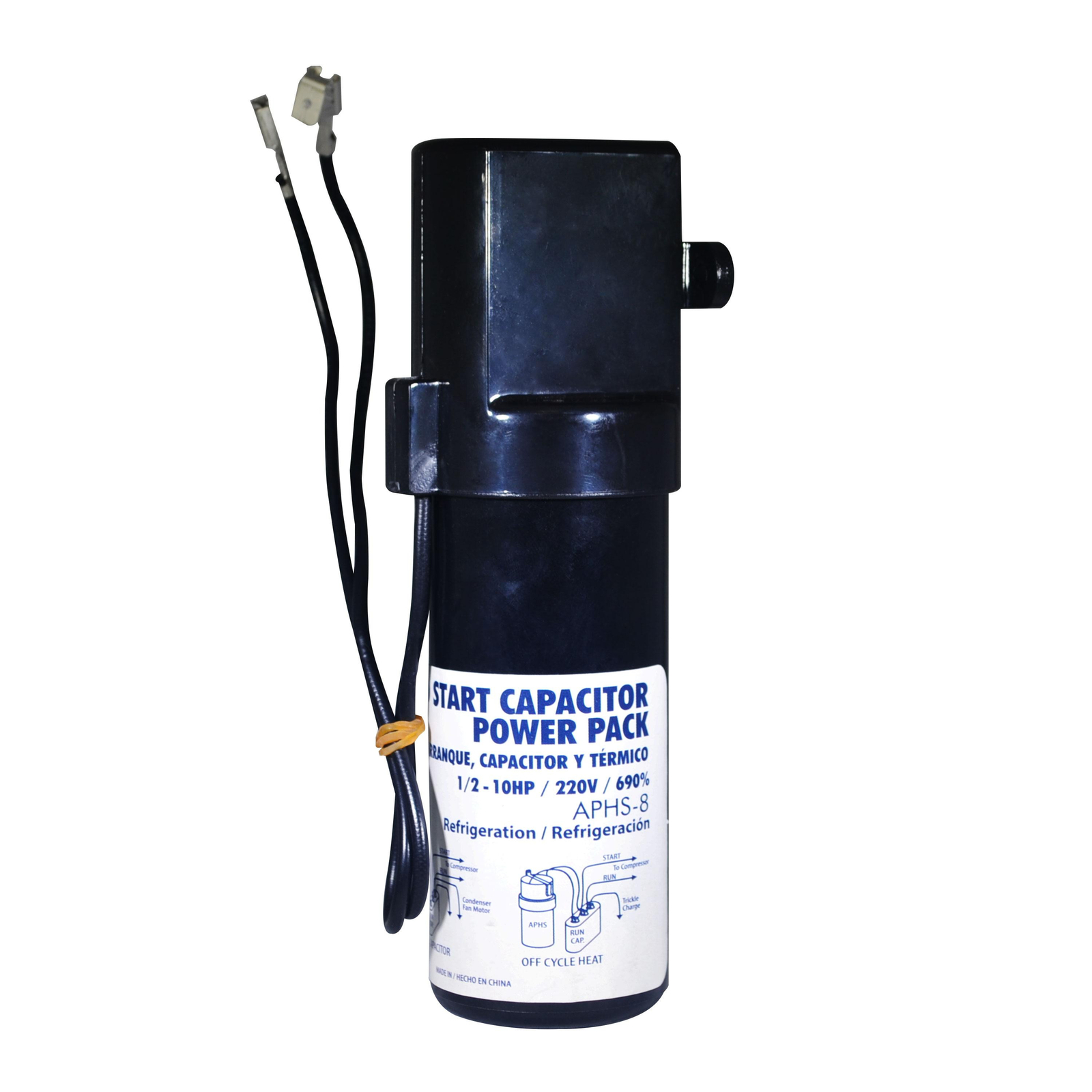 Appli Parts Hard Start kit Capacitor power pack booster for 1/12-10 HP air condi