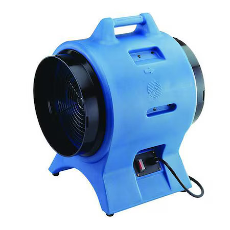 Americ Vaf3000a Conf Spc Fan, Axial, 1 Hp, 12 In, 115Vac