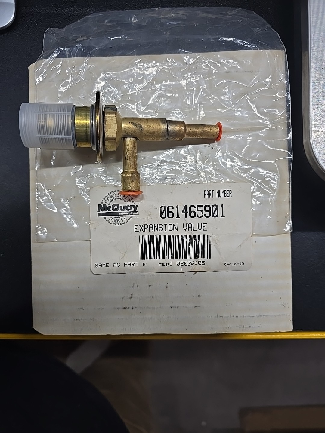 McQuay – 061465901 Expansion Valve OEM R22 – 1/4″ x 3/8″ ODF (NIB)