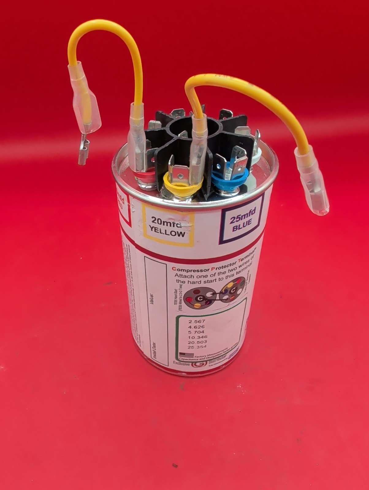 AMRAD Turbo 200 Universal Capacitor Tested Good ±5% 370/440V Motor Run Warranty