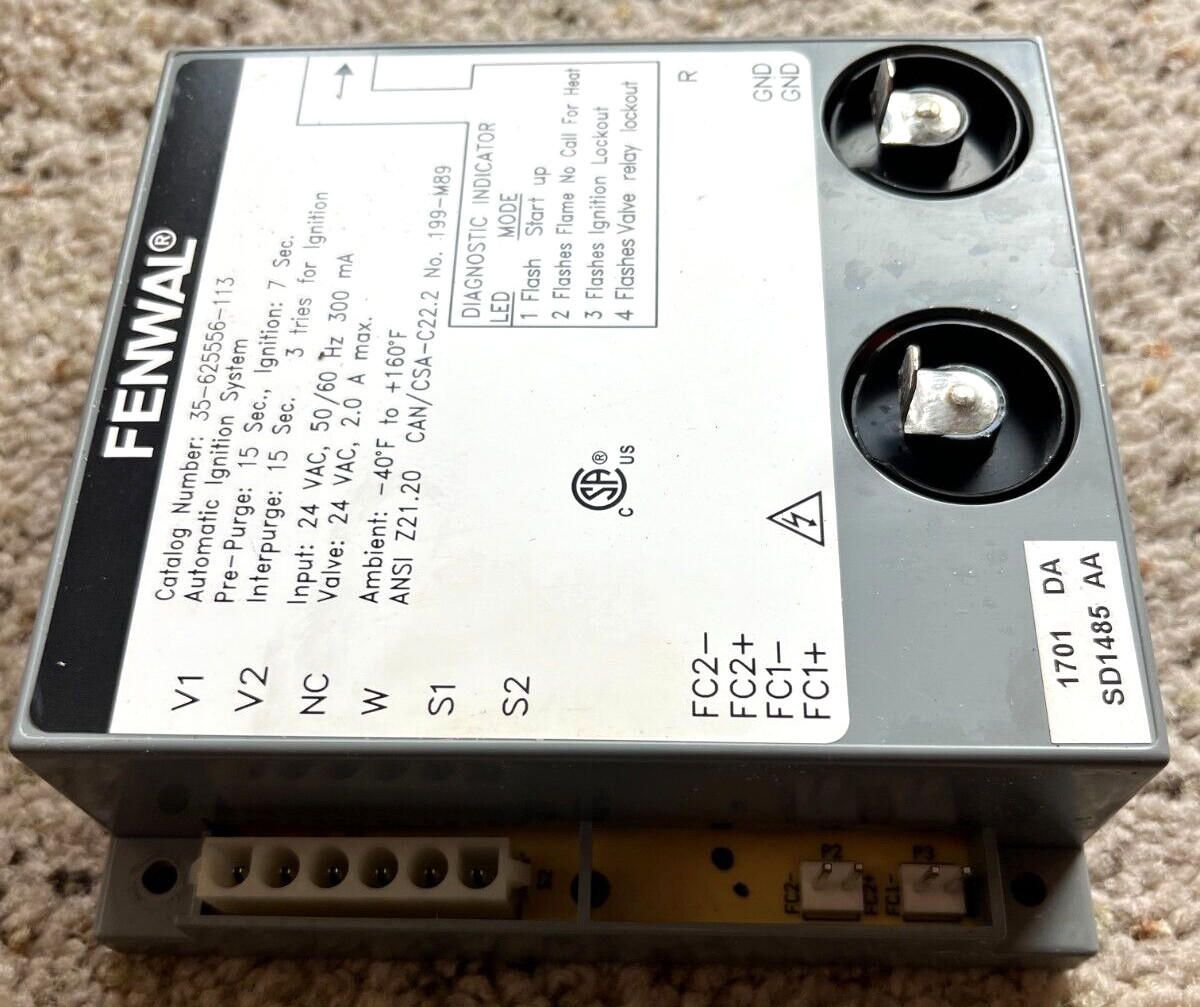 FENWAL 35-625556-113 Automatic Ignition Control Module System