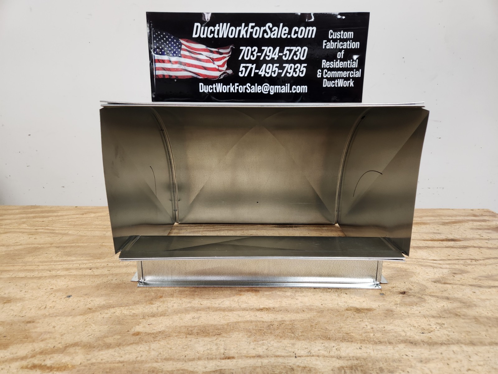 Return Plenum Elbow 14″x20″ to 8″x20″ with Included 14″x20″ Filter Rack Package