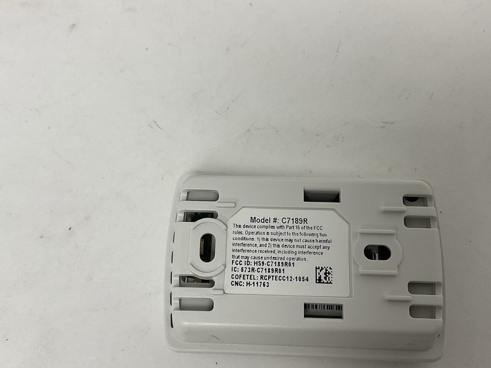 HONEYWELL HOME C7189R1004 Humid/Temp Sensor,Battery,120/0F,Indoor 12Z045