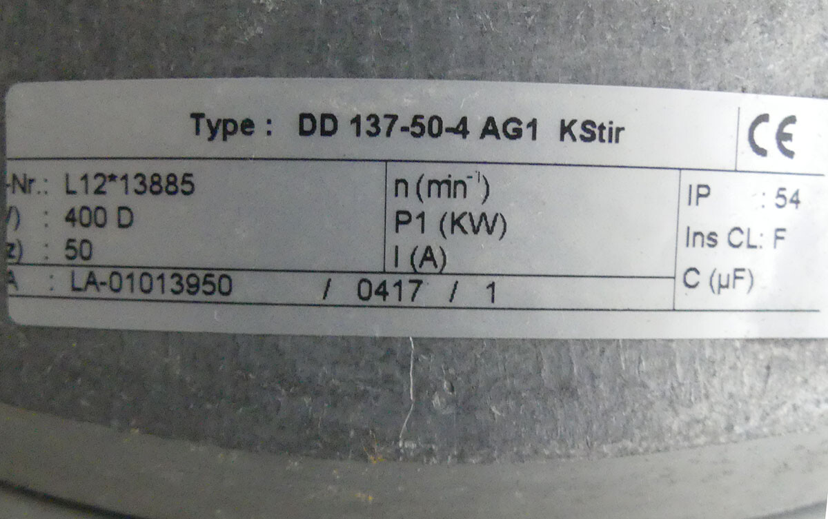 Rosenberg DKHR 500-4XH.180.6FA-008 Centrifugal Fan N62-50009 DD137-50-4 -New-