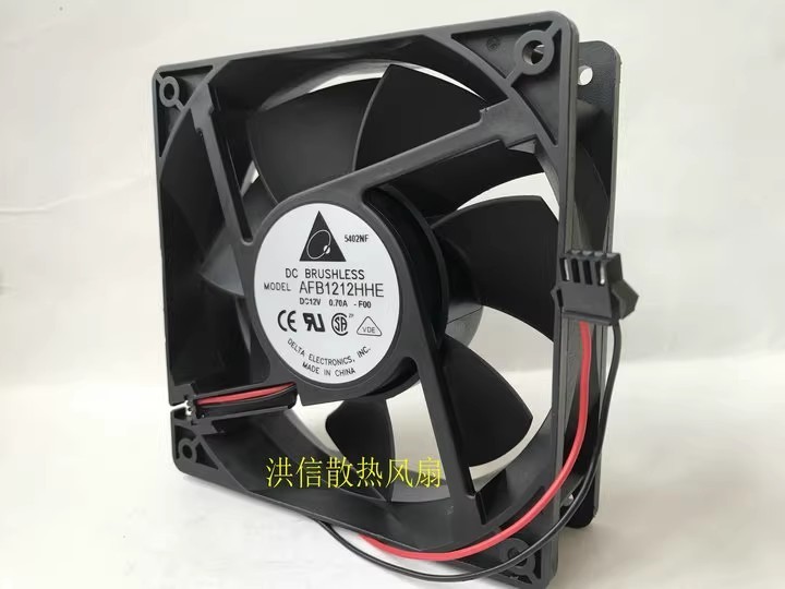 1PCS Delta AFB1212HHE 12038 DC12V 0.70A 12CM 2-Wire Cooling Fan