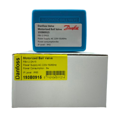 Danfoss Motorized Ball Valve Automatic FBV-2 193B0915 DN15 IP65 220VAC 50-60HZ