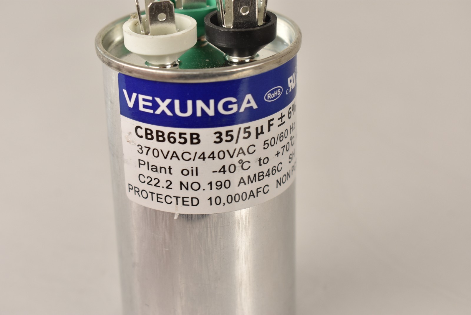 35+5 35/5 uF MFD 370-440V 440 VAC HVAc Universal Dual Run Capacitor HVAC A/C