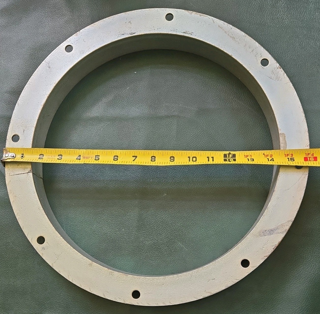 Nordfab Round Angle Flange Adapter, Galvanized