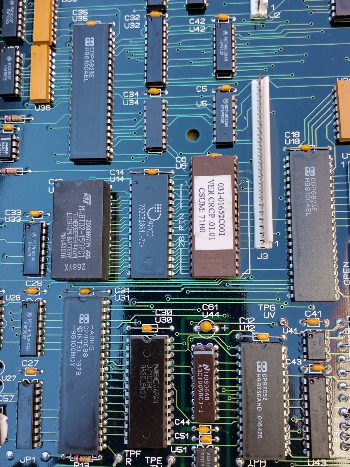 York 031-01095-002 Rev B Chiller Processor Board