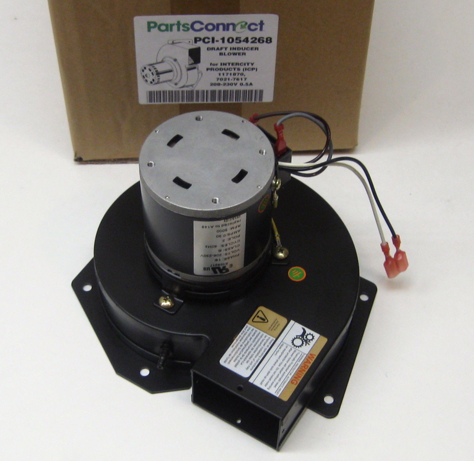 Draft Inducer Motor for Heil Tempstar Comfortmaker Arcoair 1054268 7021-7617