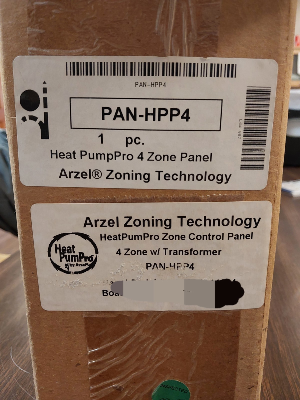 ARZEL PAN-HPP4 4 ZONE HEAT PUMPro CONTROL PANEL