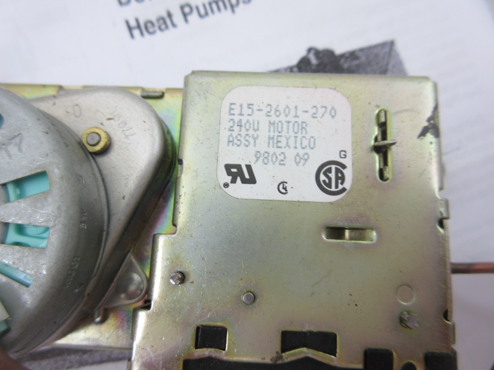 RANCO E15-2601-270 E15-2601 HEAT PUMP DE-ICE TEMP AND TIMER CONTROL 240V