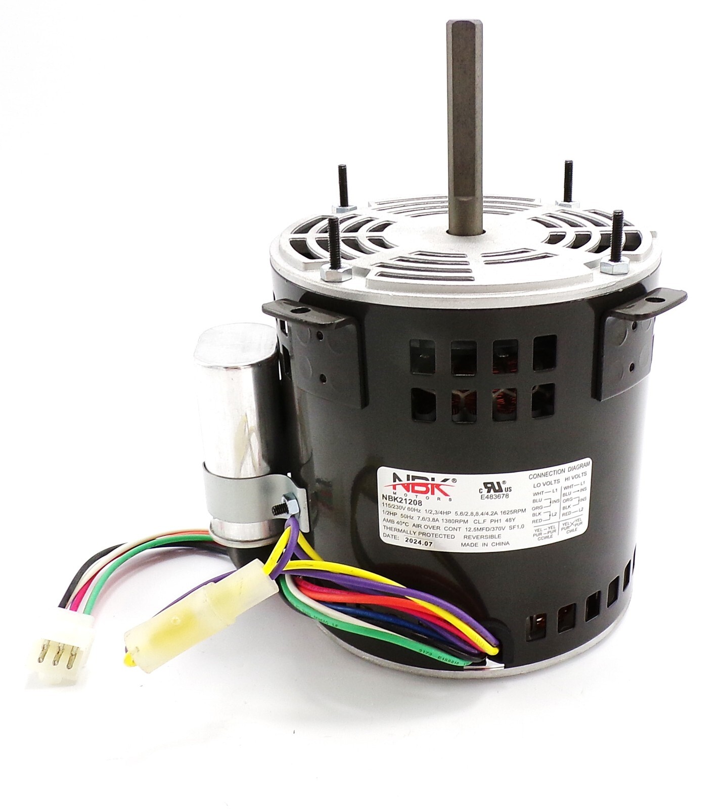 Replacement Captive Aire Direct Drive Motor CK48HF21HF01 6311R 115/230V