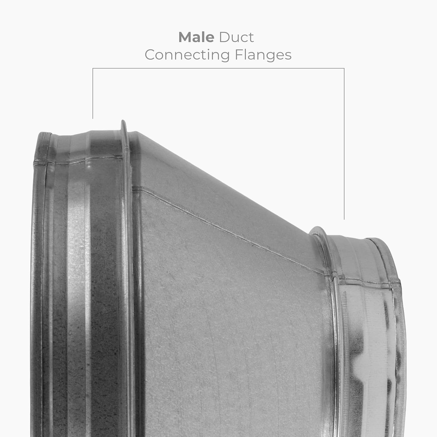 HVAC Round Duct Reducer – Ventilation System Coupling Free USA Shipping
