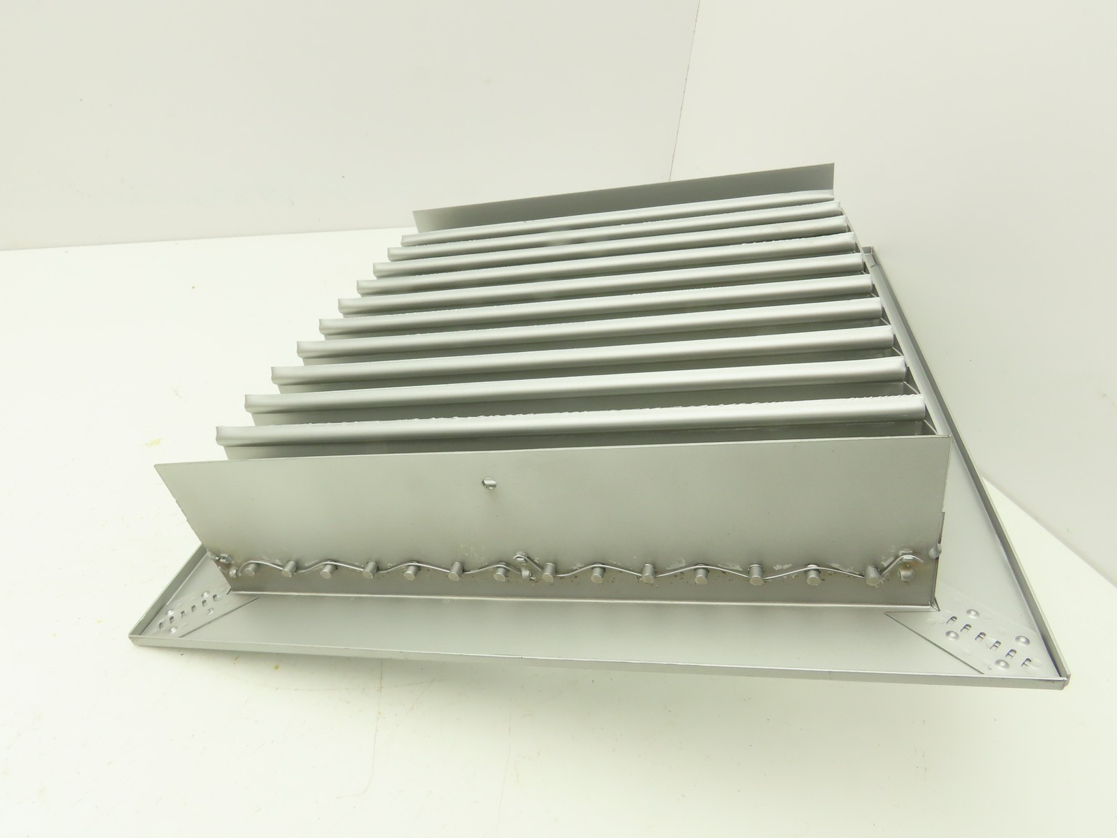 Manual Adjustable Louver Ventilation Duct Damper 12″x12″ 2 Way Control 1 Lever
