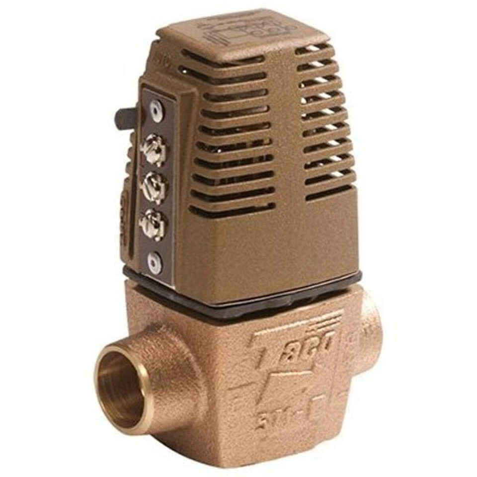 Taco 560-5 Zone Valve 2 Way 1/2″ Sweat, Bypass Gold Series